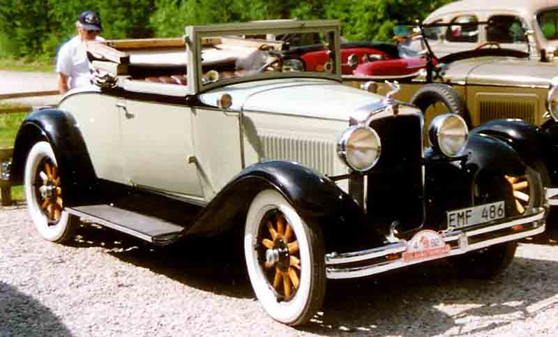 This 1929 Nash is similiar to his first Nash